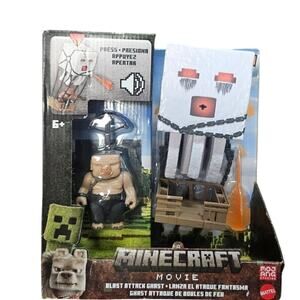 Minecraft Blast Attack Ghast Action Figure Set with Lights, Sounds & More NWT